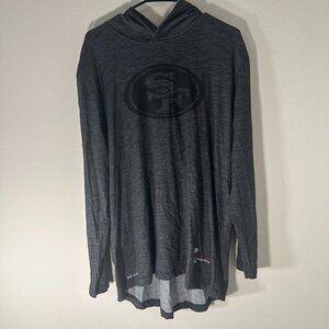 San Francisco 49ers Nike Dri fit hoodie (Large)